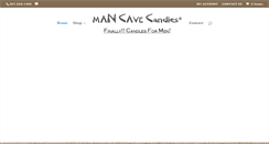 Desktop Screenshot of mancavecandles.com